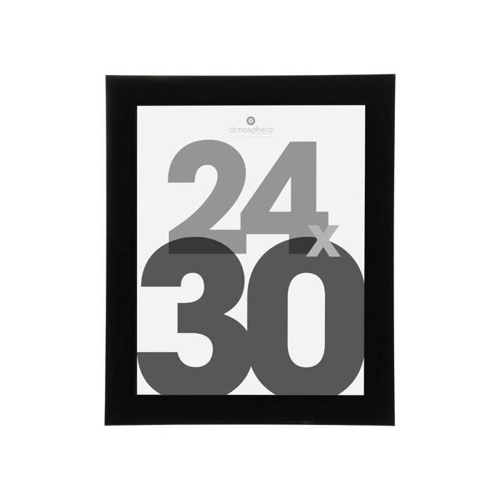 Cadre photo - 29 x 35 cm - Bois - Noir 29 cm