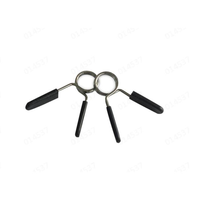 Napoulen®2pcs 25mm haltères barre de musculation bar haltères pince à ressort collier clips XXP71231484
