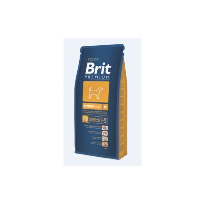 Croquettes chien Brit Premium Senior Medium 15kg