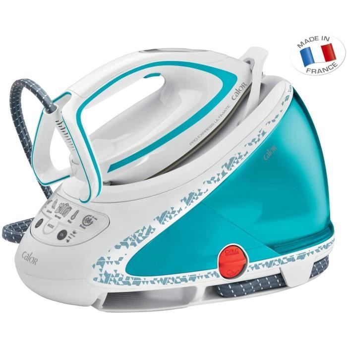 Calor Centrale Vapeur Haute Pression Pro Express Ultimate, 7,2 Bars, Effet Pressing jusqu’à 480g/min, 5 Réglages Automatiques, 2800