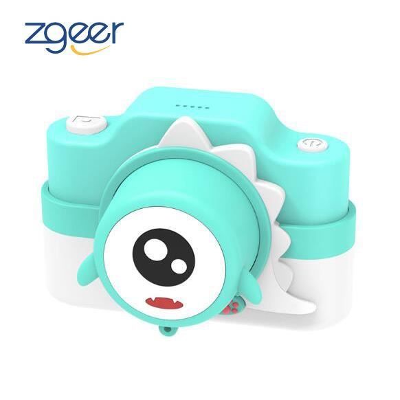 Appareil photo enfant,Appareil photo numérique jouet pour enfants à double objectif 2400W,Bleu,peut prendre des photos wifi bébé cam
