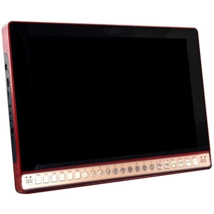 LECTEUR DVD PORTABLE CHENGGUOFENG 25 Pouces Lecteur DVD Portable HD Haut-Parleur 1280x720p Jeu Vidéo FM Audio Mobile Ra362