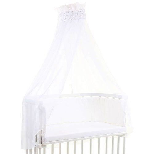 Babybay Ciel de Lit pour Lit Berceau cododo , Etoile/Gris perle - 100315