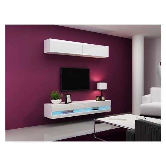 Ensemble Meuble tv design VALOR blanc