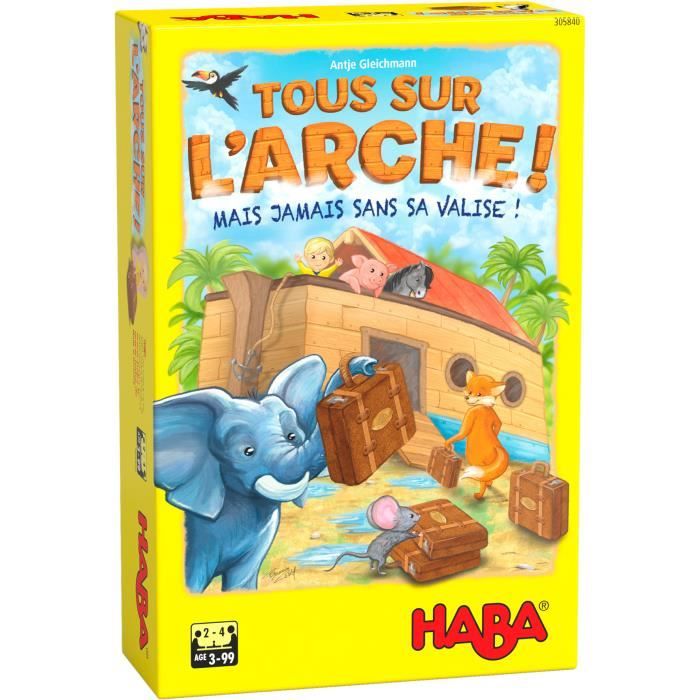 HABA - Tous sur l'arche ! - Jeu mémoire coopératif - 3 ans et plus, 305840