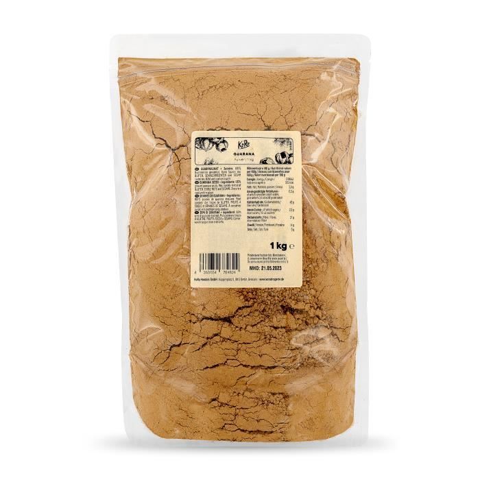 Proteine - KoRo Poudre de guarana 1 kg - KoRo