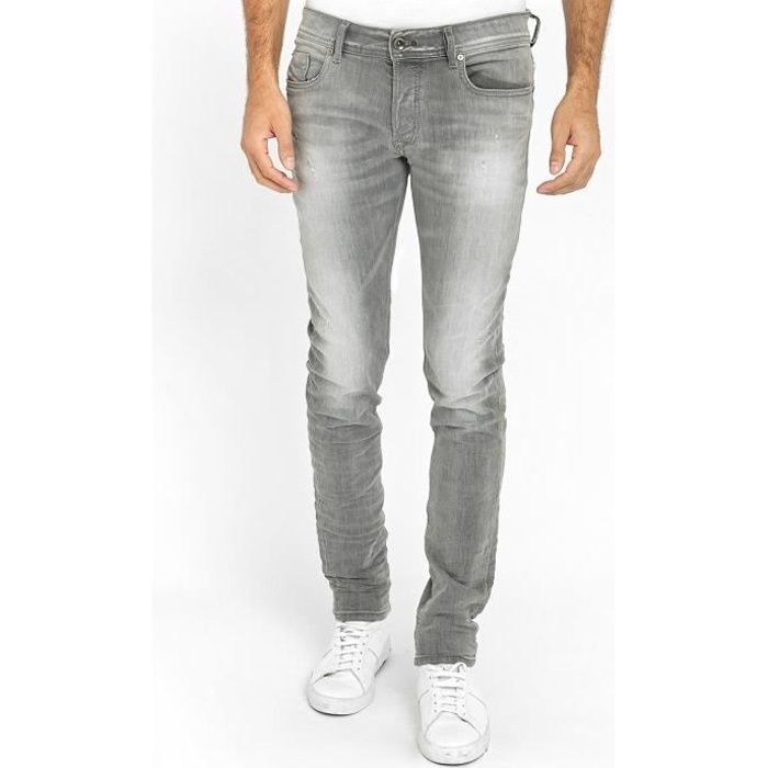 Jean Slim Skinny Gris Sleenker pour homme