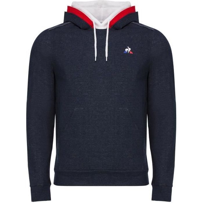 Sweat Le Coq Sportif Sweat Tricolore Hoody Denim