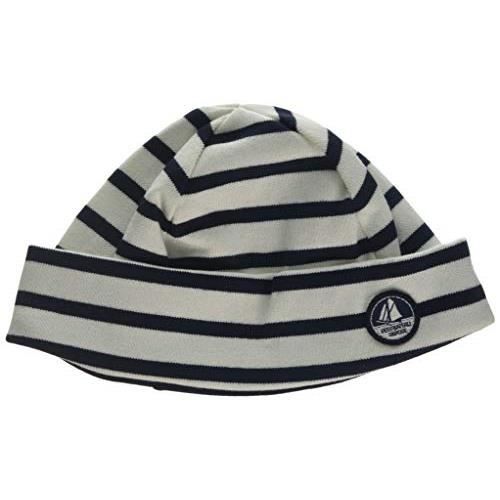 Petit Bateau Faubourg, Bonnet Bébé Garçon, Écru (Coquille-Smoking), 1 (Taille Fabricant: 3-6 MOIS) 2385263010