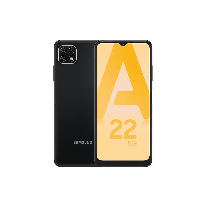 SAMSUNG A22 5G 128Go En Gris/Noir