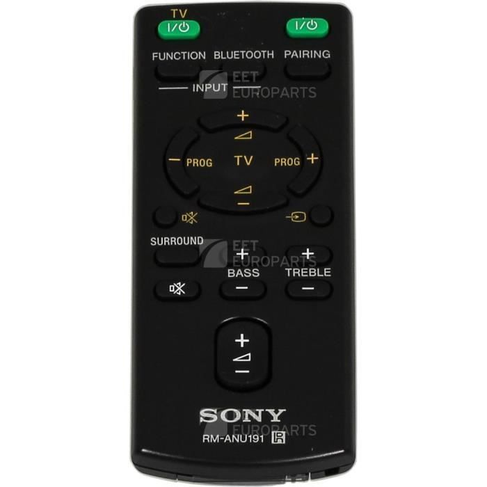 Sony Remote Commander (RM-ANU191) HT-CT60BT - 5712505045824