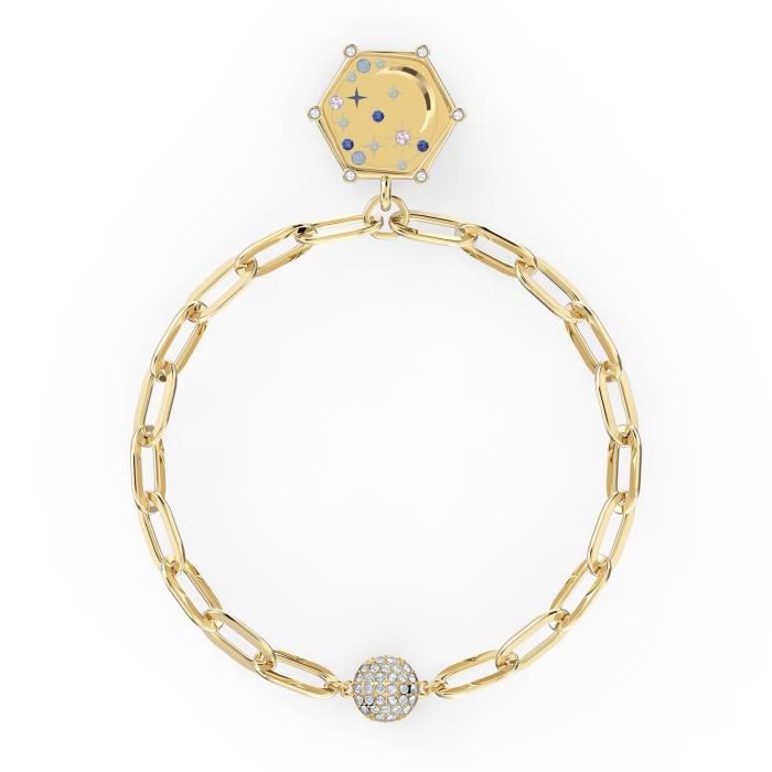 Bracelet femme - SWAROVSKI - Bracelet Swarovski The Elements Moon, bleu - Couleur de la matière:Jaune