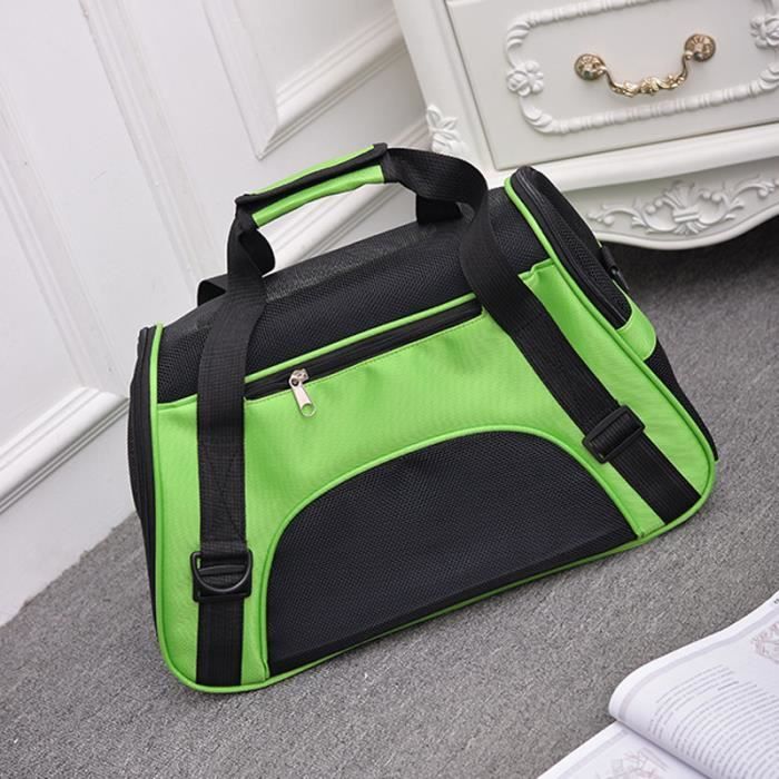 TD® Sac à main de transport pour animaux de compagnie respirable chaud et adapté 24L confort chien chat respirer avion bus