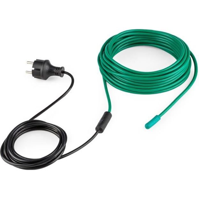 Waldbeck Greenwire Câble chauffant de 12m - Antigel - Chauffage pour plantes 60W IP44