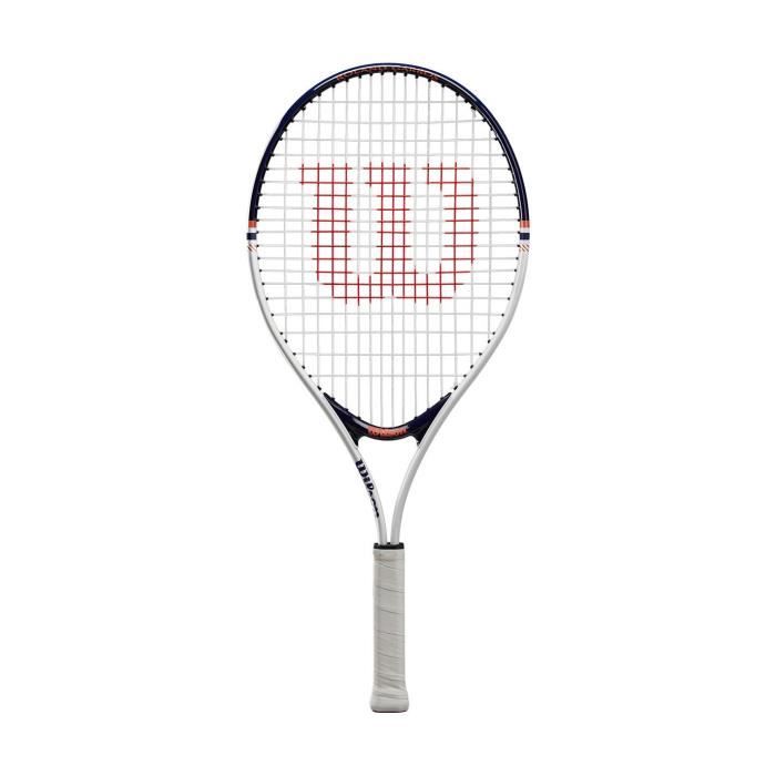 Raquette Junior WILSON ROLAND GARROS ELITE 21 Blanc / Marine 2021 Raquette Junior WILSON ROLAND GARROS ELIE 21 Blanc / Marine 2021