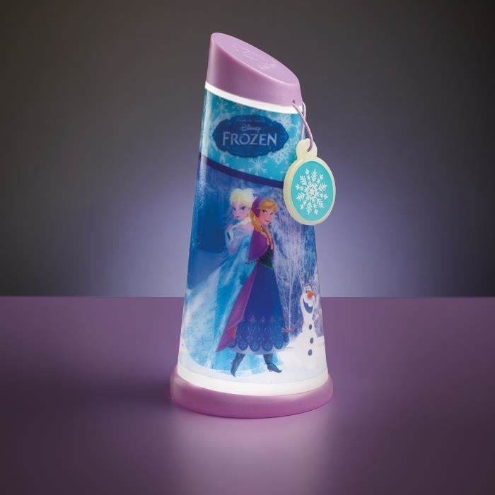 LA REINE DES NEIGES Veilleuse et Lampe Torche GoGlow - Worlds Apart