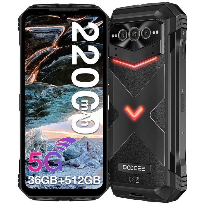 Écran LCD De Remplacement Pour Doogee V Max - Écran Tactile Complet, Noir Sans Cadre - 6