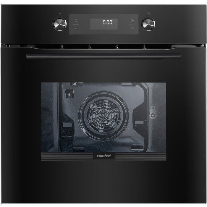 Four encastrable Pyrolyse Chaleur tournante Programmateur électronique - 65L - COMFEE CBO65P90E3-BK - Noir - Classe A