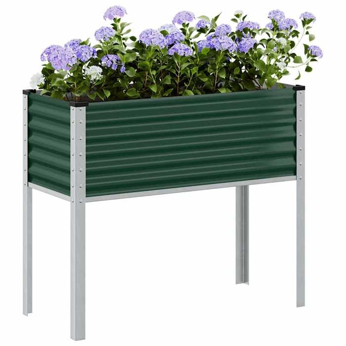 vidaXL Jardinière 100x45x90 cm acier jardinière dextérieur bac à fleurs bac à tomates jardinière de terrasse 4008969