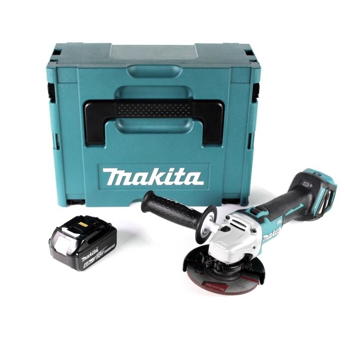 Meuleuse d'angle sans fil Makita DGA 511 18V 125mm Brushless Batterie 6 0Ah Makpac