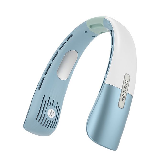 Ventilateur de cou sans pales à turbine - Affichage numérique portable pour maison/extérieur idéal pour paresseux ble VENTILATEUR