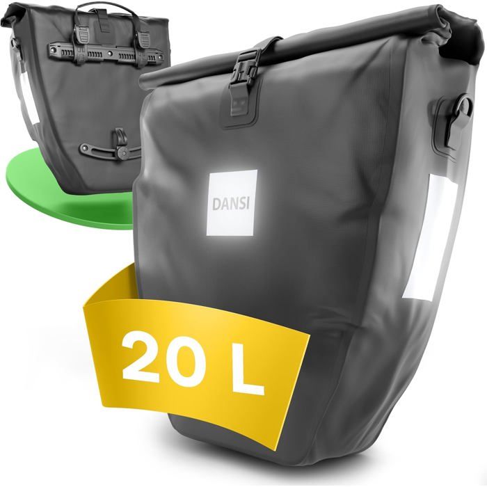 Sacoche Vélo RADGEIST Sacoche De Vélo Pour Porte-bagages I Sacoche De