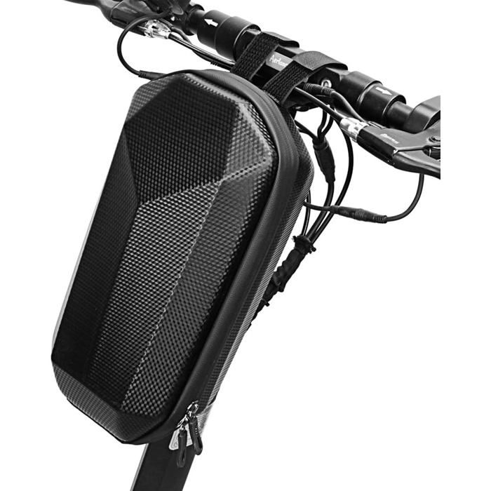 Sac pour scooter électrique PU Water 1,3 L USB Sac de guidon – Sac avant Accessoires