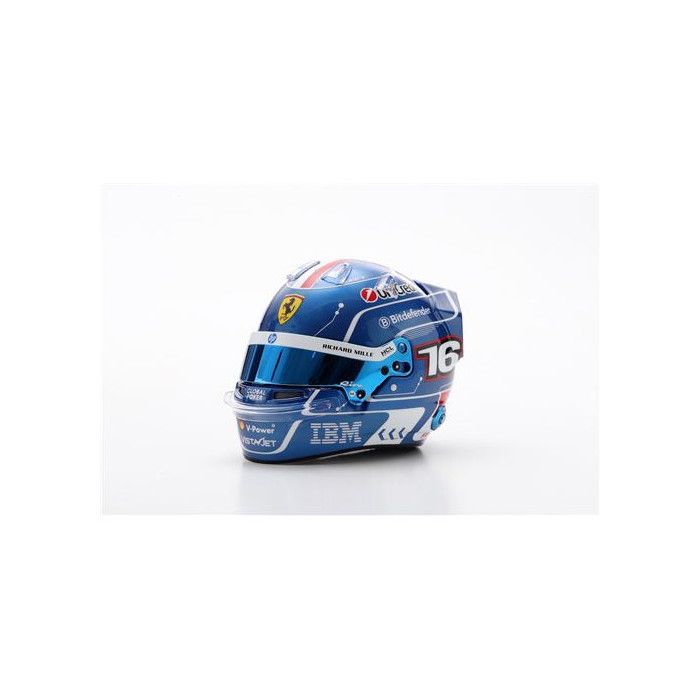 Casque Looksmart Charles Leclerc Scuderia Ferrari HP GP Miami 2025 Echelle 1/5