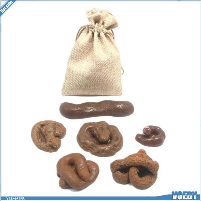 Lot De 4 Fausses Crottes Réalistes – Farce Humoristique – Poisson D'avril, Halloween – Plastique Résistant – Flottante