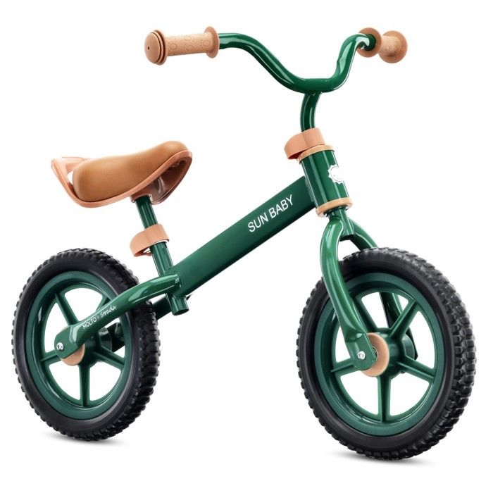 sun baby - Draisienne sans Pédales Molto Strada - max. 30 kg en Métal 2-3 Ans selle et guidon réglables - Forest Green