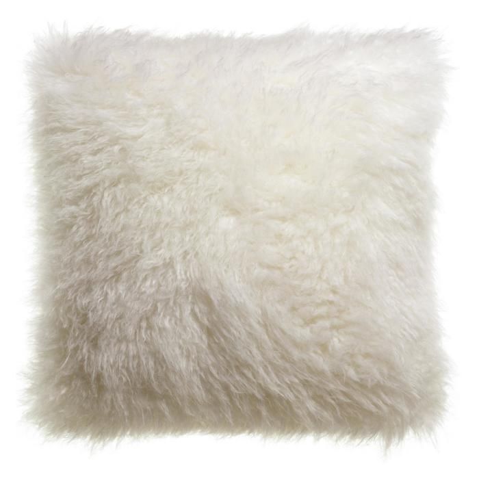 Coussin Betani neige 45 x 45 cm Vivaraise.