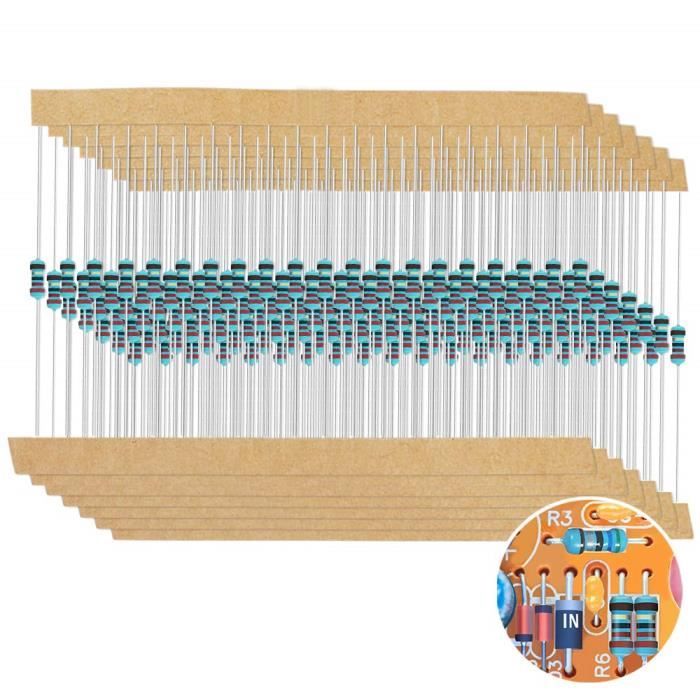 Kit Resistenze Film Metallo 3120 Pezzi 1/4W 1% – 156 Valori Da 1 Ohm A 10M Ohm - 4