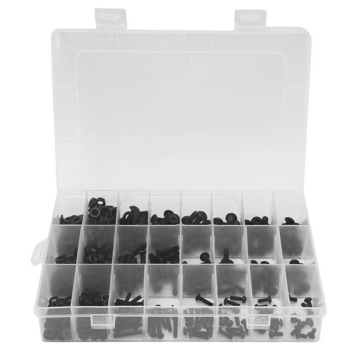 Vis Auto-taraudeuses Acier Carbone Noir Phillips - Pour Tôle Métallique, Différentes Tailles