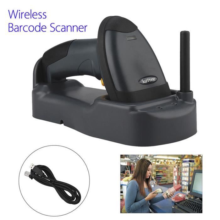 1d Barcode Scanner Portable Sans Fil Lecteur Code Barre Douchette Rechargeable Scanner Code à Barres