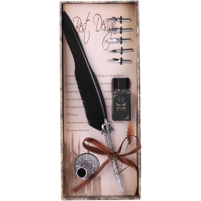 Stylo Plume Calligraphie - Couleurs Noël Avec Support Fa14 - Neuf Avec étiquettes
