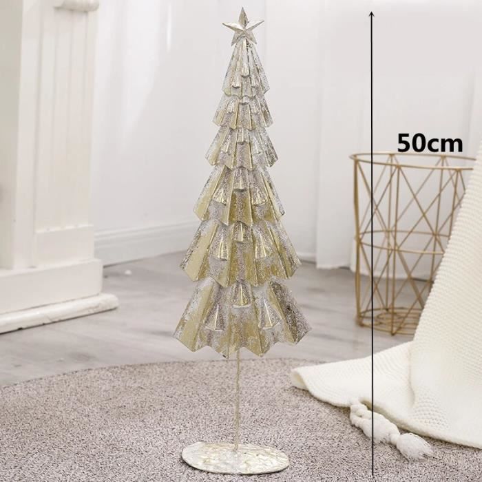 Sapin de Noël en fer pour la décoration de la maison,cheminée,ornements