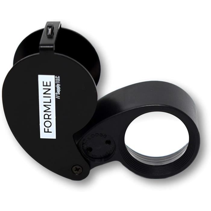 Aazon.co: 10x Jewelers Loupe With Interchangeable Reticle Scale Glass