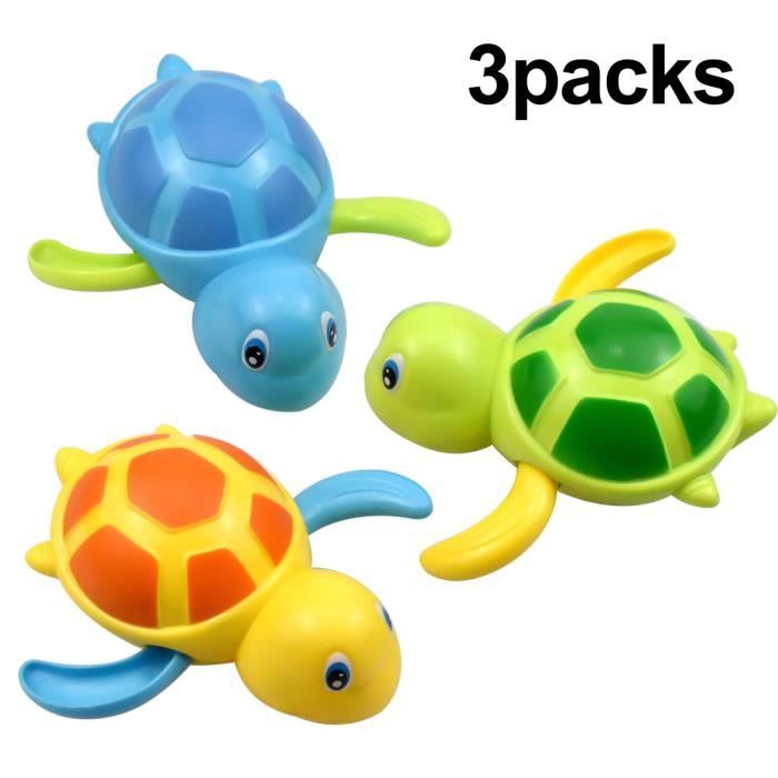 3pcs Jouet De Bain Bebe Mignon Tortues Bain Jouet Tortue Mecanique Jouets De Bain Flottants De Baignoire Jouets De Bain Bebe Cdiscount Puericulture Eveil Bebe