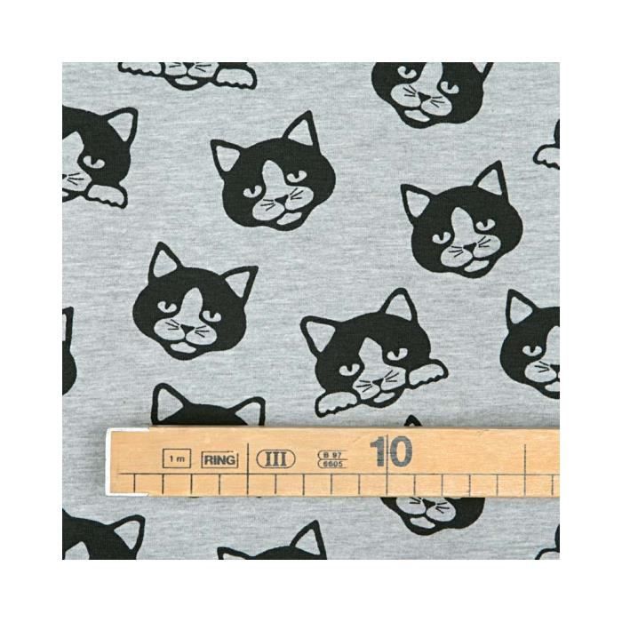Tissu Tete De Chat Jersey Gris Noir Cdiscount Beaux Arts Et Loisirs Creatifs Tissu Tete De Chat Jersey Gris Noir Cdiscount Beaux Arts Et Loisirs Creatifs