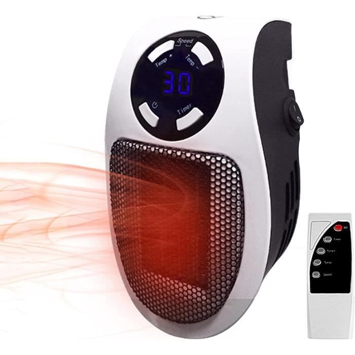 Radiateur électrique Céramique 2000W - Chauffage D'appoint Rapide Et économe - Pour Pièces Jusqu'à 25 M²