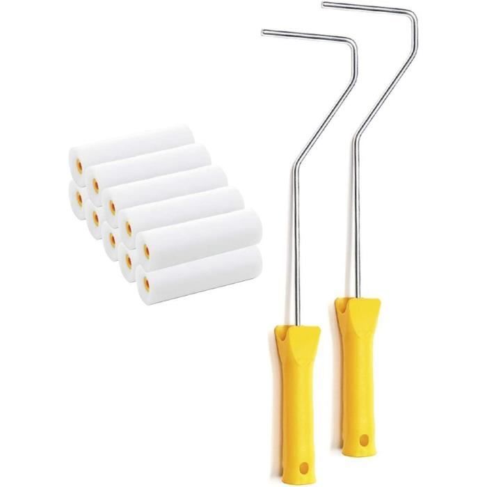 Kit Grand Rouleau De Peinture 10 Pièces – Cadre Réglable 12-18 Cm Et Rallonge Incluse