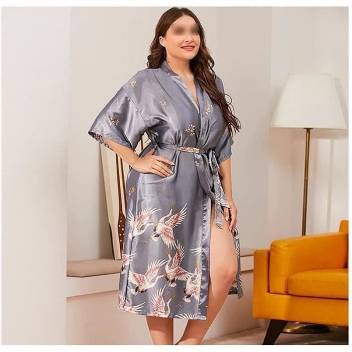 peignoir manche courte