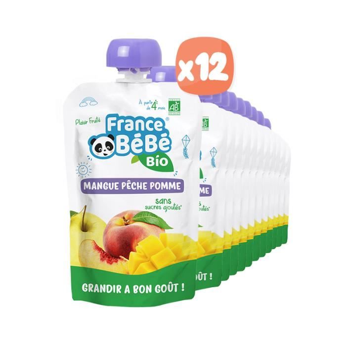 France Bebe Bio Gourde De Puree De Fruits Legumes Bio Des 4 Mois Mangue Peche Pomme Pack De 10 X 100g Achat Vente Compote Dessert Fruite France Bebe Bio Gourde De Puree De Fruits Legumes Bio Des 4 Mois Mangue Peche Pomme Pack De 10 X 100g Achat Vente Compote Dessert Fruite