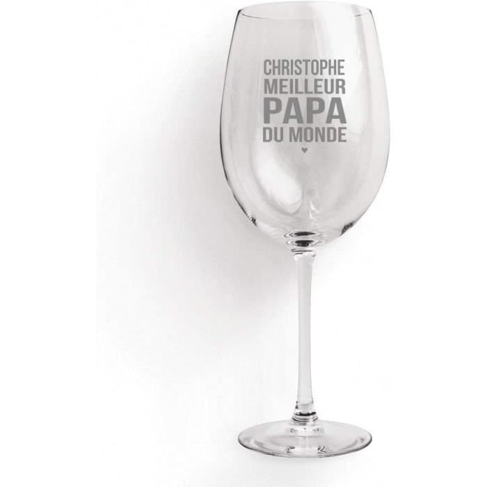 Verre à vin illustré original,verre vin dessin chat,cadeau thème
