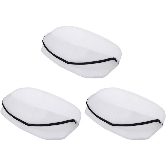 Lot De 4 Filets à Linge Pour Machine à Laver, Sacs à Linge Avec Fermeture éclair, Pour Soutien-gorge, Chaussettes, Sous-vêtements, Vêtements De Bébé, En 3 Tailles, Noir