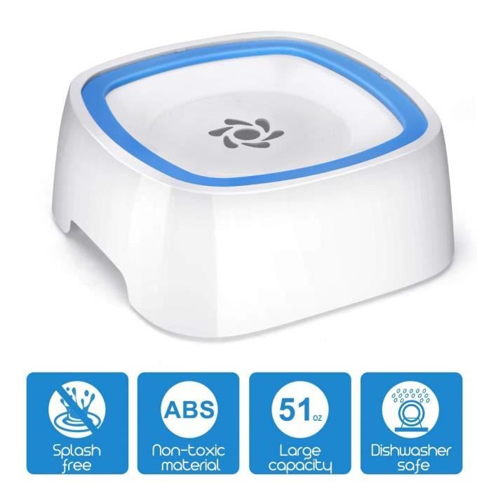 YOUTHINK Bol d'eau pour Chien, Gamelle Anti Débordement pour Chiens, Bol d'eau pour Animaux de YOUTHINK Bol d'eau pour Chien, Gamelle Anti Débordement pour Chiens, Bol d'eau pour Animaux de