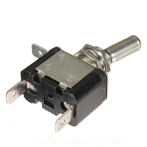 12V Intérrupteur Inverseur à Bascule Levier Avec LED ON-OFF SPST ...