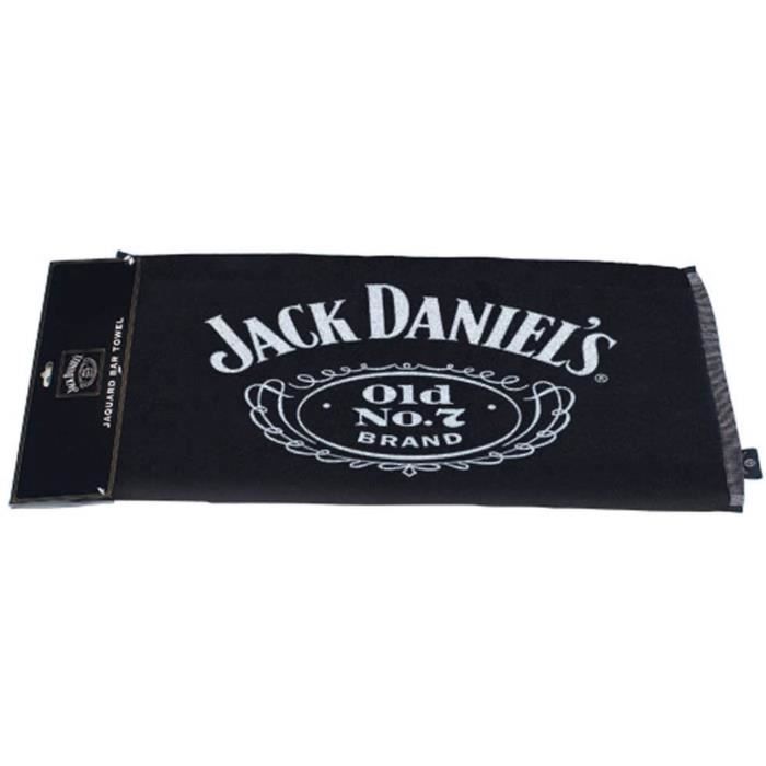 Jack Daniels Coton Barre Serviette 485mm x 250mm Pp 