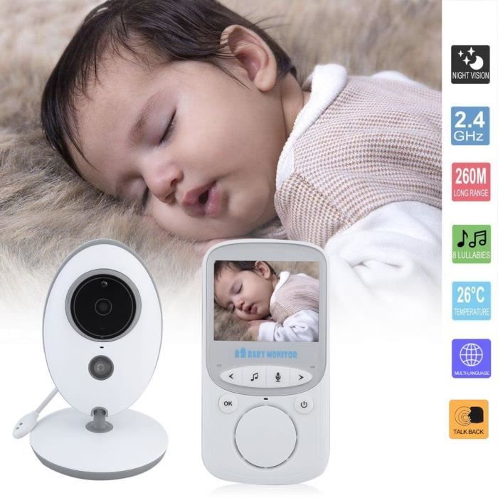 Vb605 2 4 Moniteur De Securite Pour Bebe Sans Fil Vision Nocturne Lcd Zb Cdiscount Puericulture Eveil Bebe