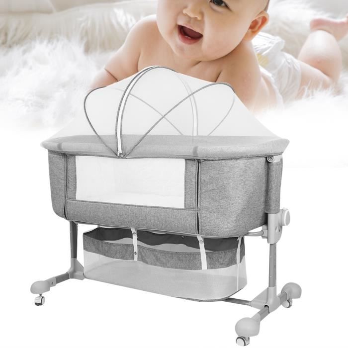 Lit Bebe Reglable En Hauteur Et Pliable Pour Bebe De 0 A 2 Ans Nouveau Ne Gris Ali Cdiscount Puericulture Eveil Bebe Lit Bebe Reglable En Hauteur Et Pliable Pour Bebe De 0 A 2 Ans Nouveau Ne Gris Ali Cdiscount Puericulture Eveil Bebe